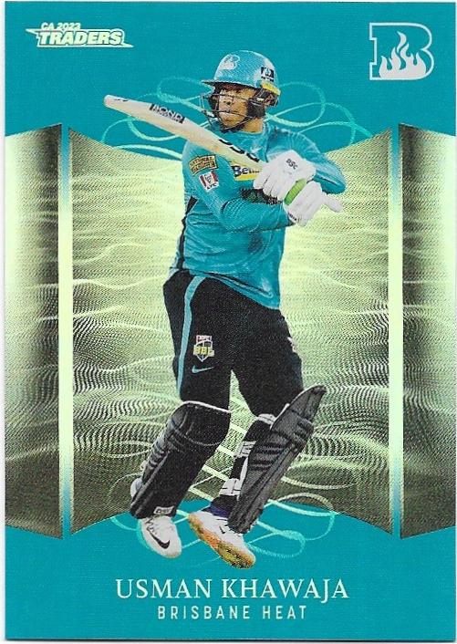 2023/24 Cricket Traders Luxe Silver Special Parallel (P069) Usman Khawaja Brisbane