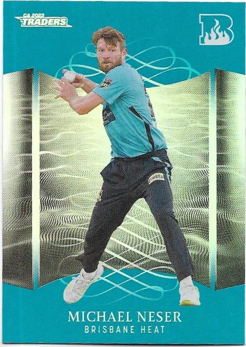 2023/24 Cricket Traders Luxe Silver Special Parallel (P071) Michael Neser Brisbane