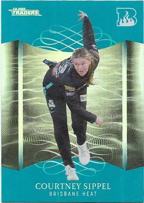 2023/24 Cricket Traders Luxe Silver Special Parallel (P078) Courtney Sippel Brisbane