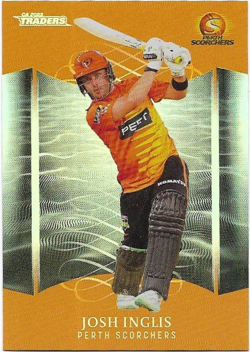 2023/24 Cricket Traders Luxe Silver Special Parallel (P118) Josh Inglis Scorchers