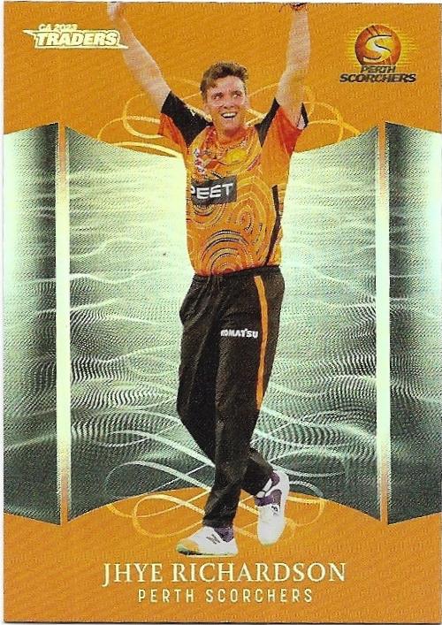2023/24 Cricket Traders Luxe Silver Special Parallel (P120) Jhye Richardson Scorchers
