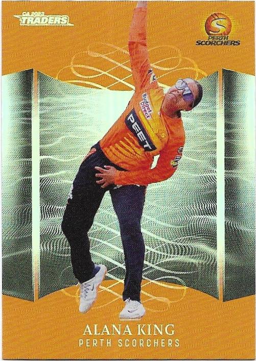 2023/24 Cricket Traders Luxe Silver Special Parallel (P124) Alana King Scorchers