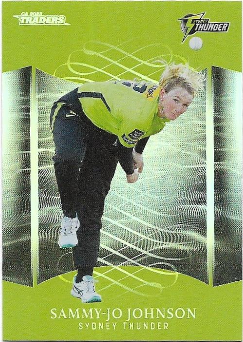2023/24 Cricket Traders Luxe Silver Special Parallel (P148) Sammy-Jo Johnson Thunder