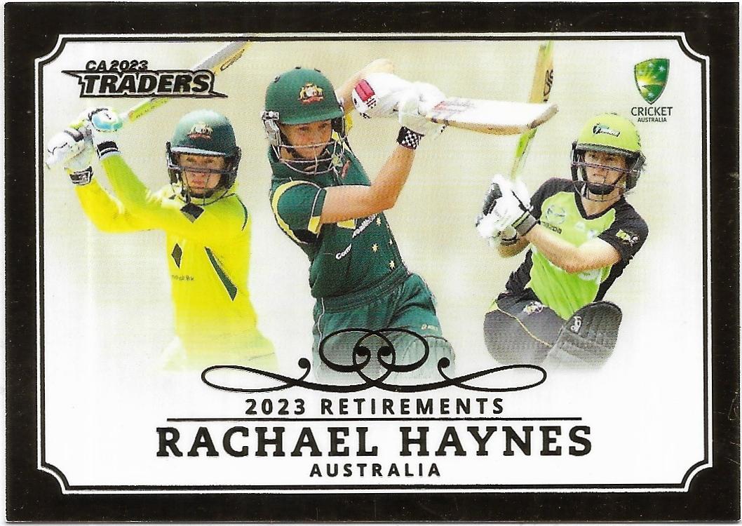 2023/24 Cricket Traders Luxe Retirement Case Card (R03) Rachael Haynes 68/70