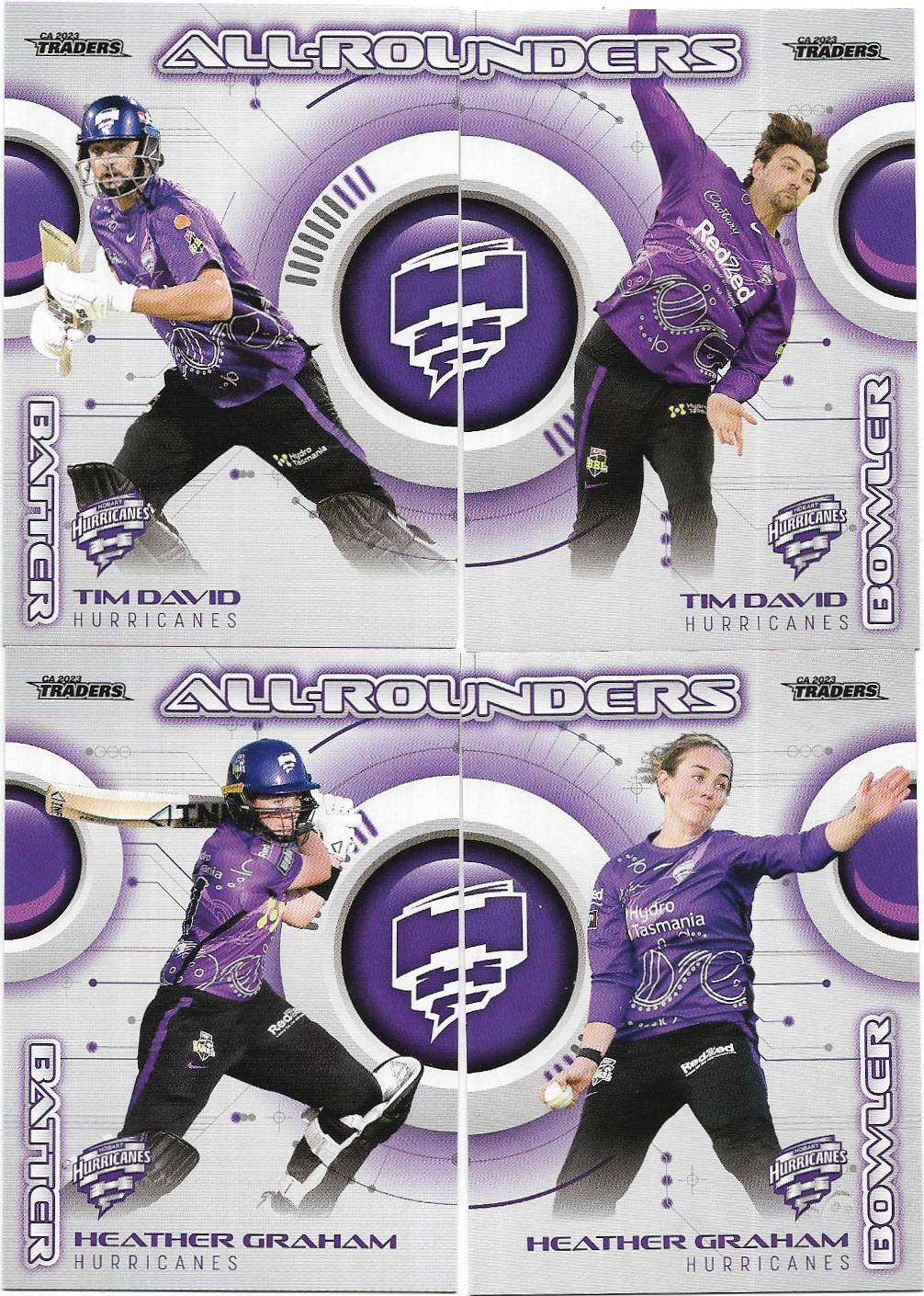 2023/24 Cricket Traders Luxe All Rounders Team Set – Hobart Hurricanes