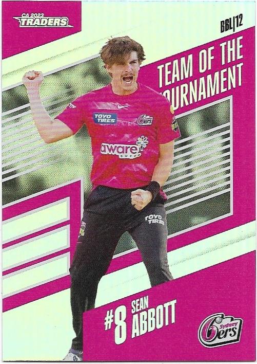 2023/24 Cricket Traders Luxe Team Of The Tournament (TT20) Sean Abbott Sixers