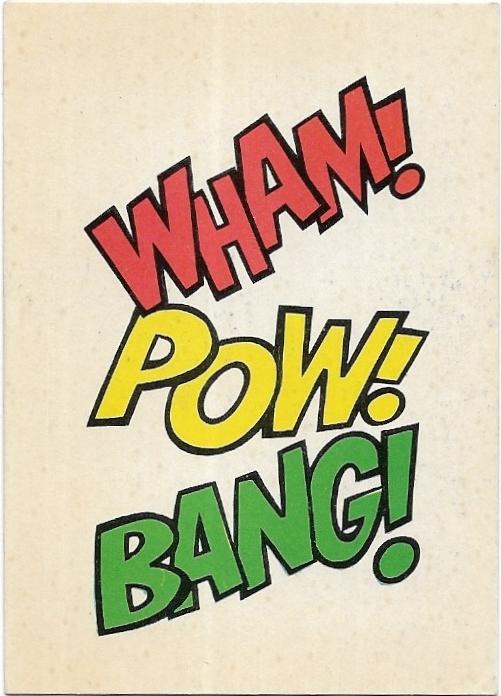1966 Batman Weeties & Rice Krinkles – Wham Pow Bang