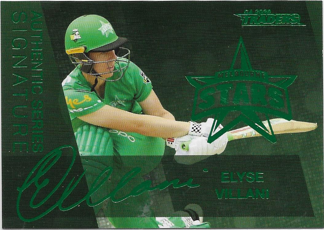 2020/ 21 TLA CA Authentic Signatures Green (ASG6) Elyse Villani Stars