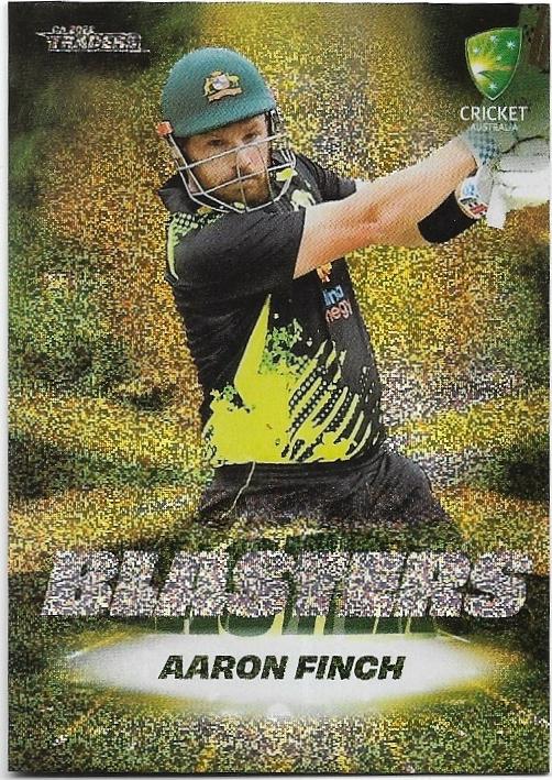 2022/23 Cricket Traders Blasters Priority Parallel (B01) Aaron Finch Australia 04/34