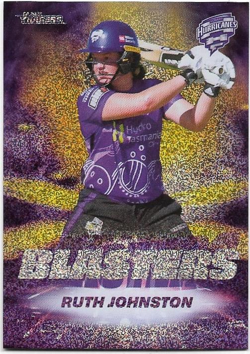2022/23 Cricket Traders Blasters Priority Parallel (B14) Ruth Johnston Hurricanes 23/34