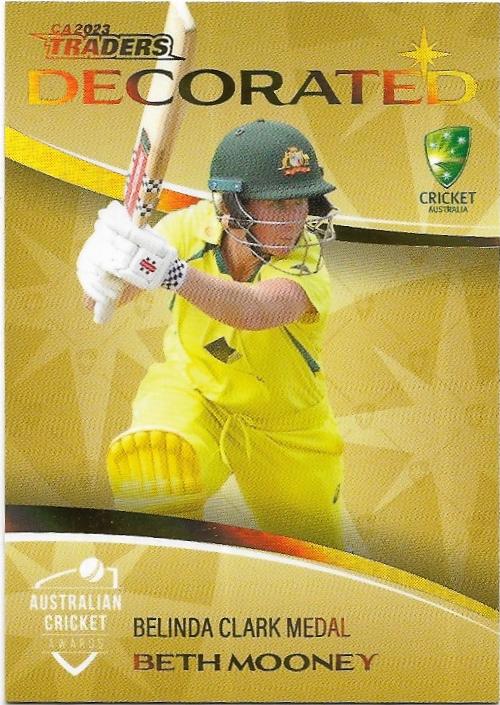 2023/24 Cricket Traders Luxe Decorated Parallel (DP02) Beth Mooney Australia 029/147