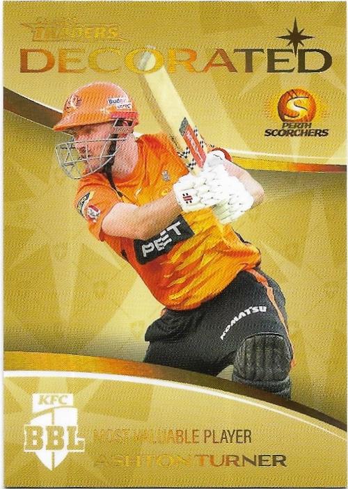 2023/24 Cricket Traders Luxe Decorated Parallel (DP26) Ashton Turner Scorchers 042/147