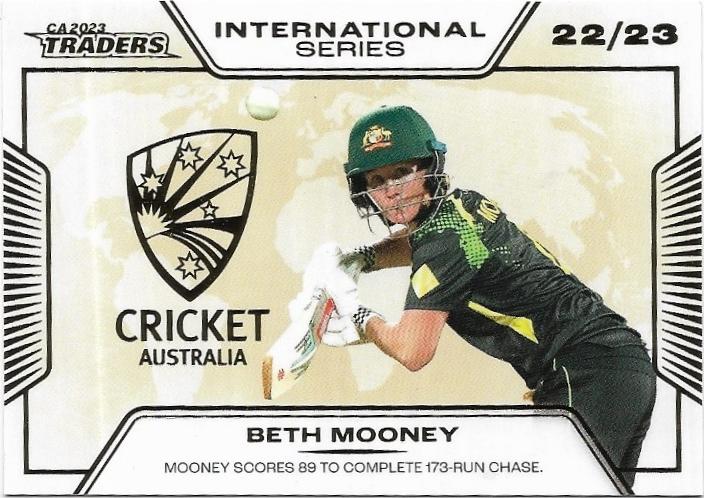 2023/24 Cricket Traders Luxe International Series Album Parallel (ISA19) Beth Mooney 44/50