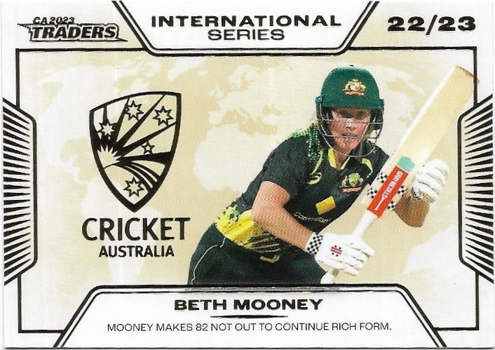 2023/24 Cricket Traders Luxe International Series Album Parallel (ISA20) Beth Mooney 23/50