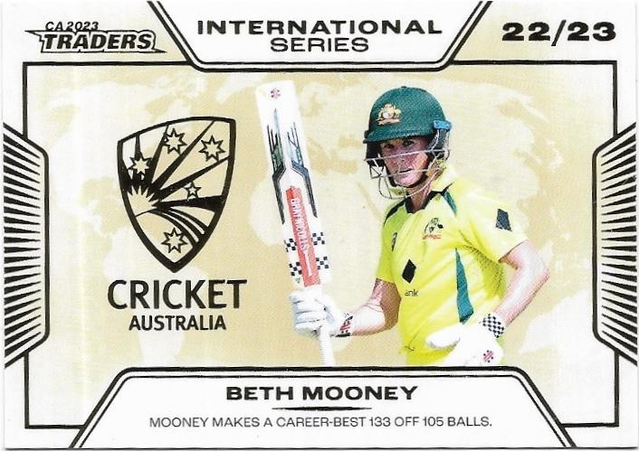 2023/24 Cricket Traders Luxe International Series Album Parallel (ISA25) Beth Mooney 36/50