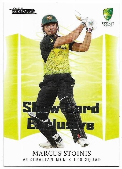 2023/24 Cricket Traders Luxe Show Card Exclusive (024) Marcus Stoinis Australia
