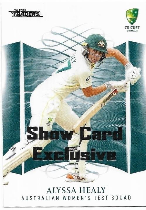 2023/24 Cricket Traders Luxe Show Card Exclusive (030) Alyssa Healy Australia