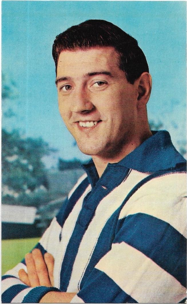 1964 Mobil Football Photo (2) Barry Cheatley North Melbourne