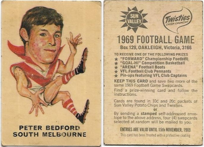 1969 Twisties South Melbourne – Peter Bedford