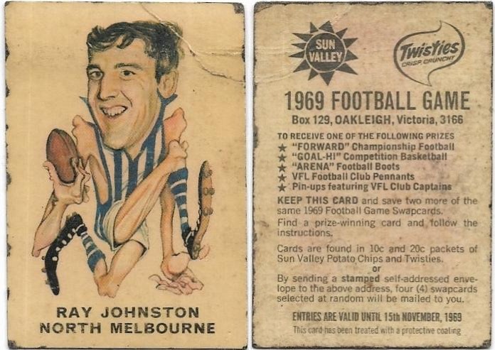 1969 Twisties North Melbourne – Ray Johnston