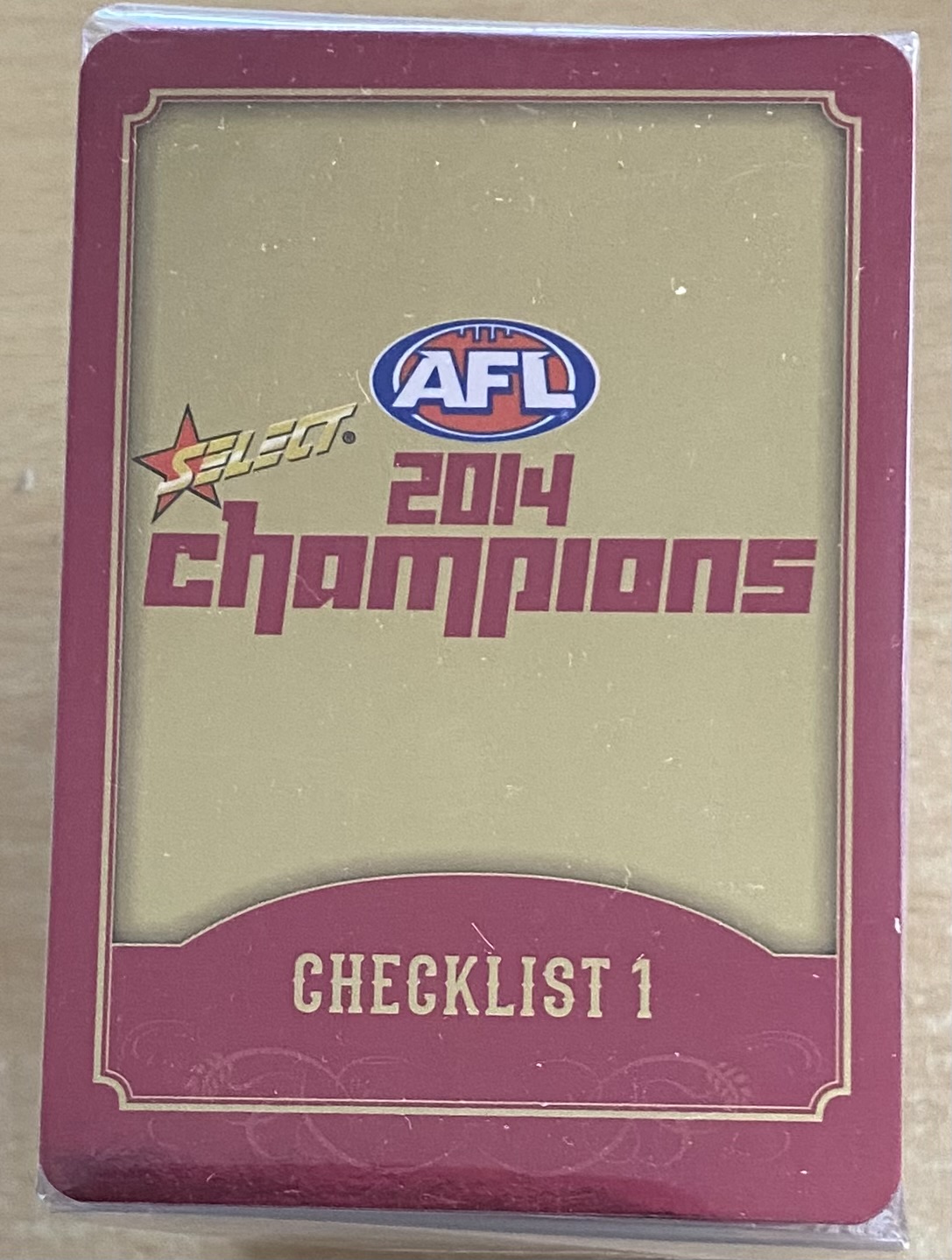 2014 Select Champions Gold Parallel Full Set (220 Cards)