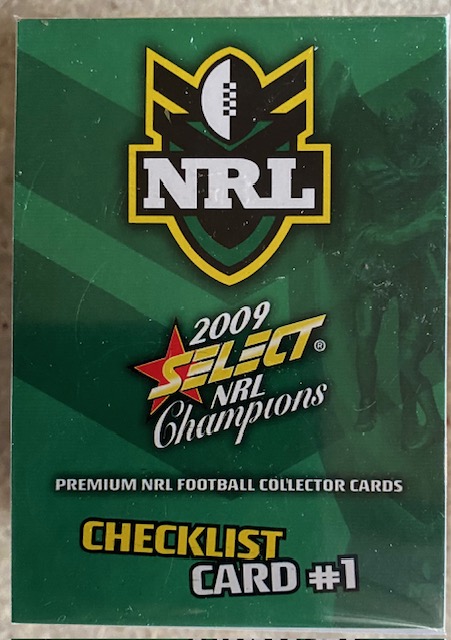 2009 Select Nrl Champions Full Base Set (195 Cards)