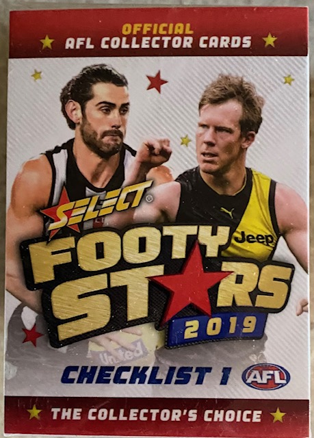 2019 Select Footy Stars Full Base Set (252 Cards)