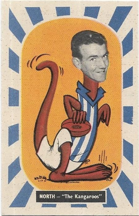 1957 Vfl Kornies Mascots (6) Kevin McMahon North Melbourne