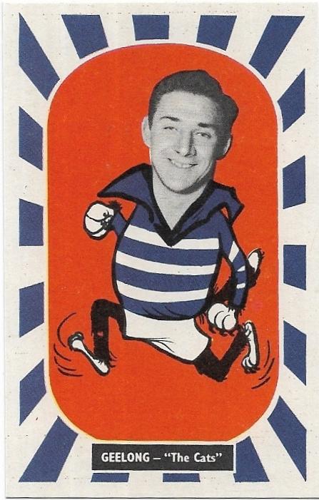 1957 Vfl Kornies Mascots (11) Bob Davis Geelong