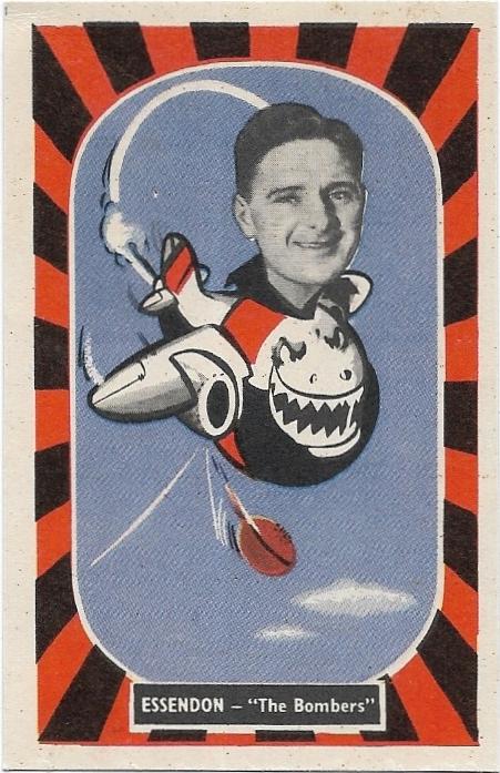 1957 Vfl Kornies Mascots (20) Bill Hutchinson Essendon