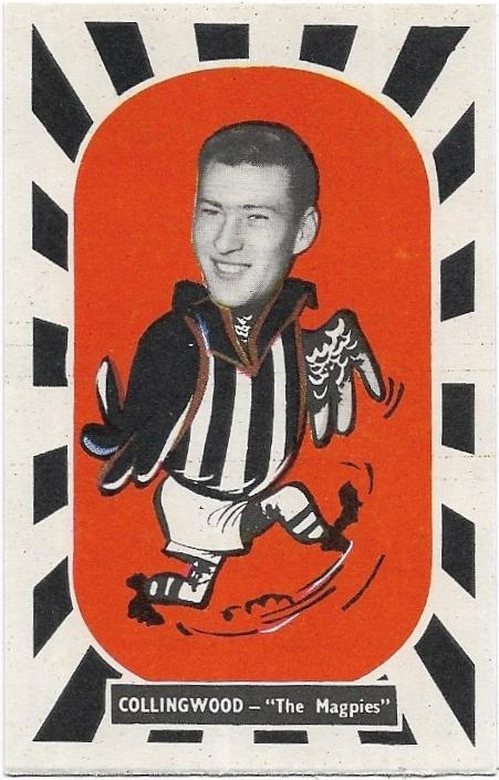 1957 Vfl Kornies Mascots (22) Mick Twomey Collingwood