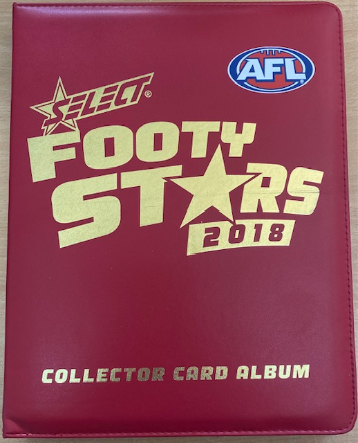 2018 Select Footy Stars Official Album & Full Set Of Base Cards (254)