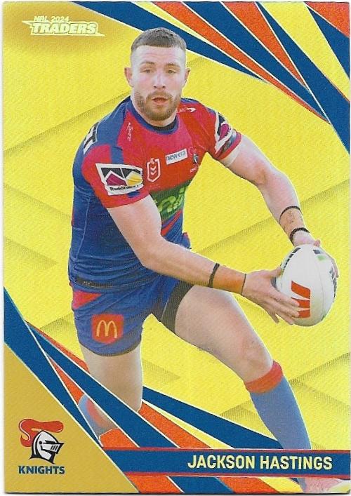 2024 NRL Traders Titanium Gold Special (GS077) Jackson Hastings Knights 63/82