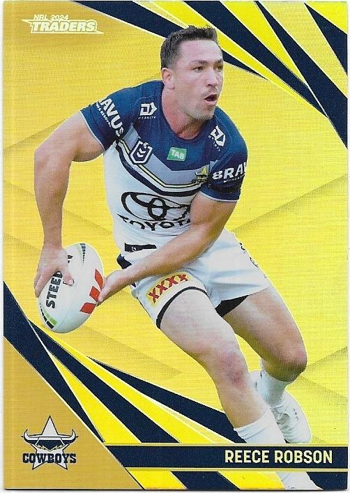 2024 NRL Traders Titanium Gold Special (GS087) Reece Robson Cowboys 26/82