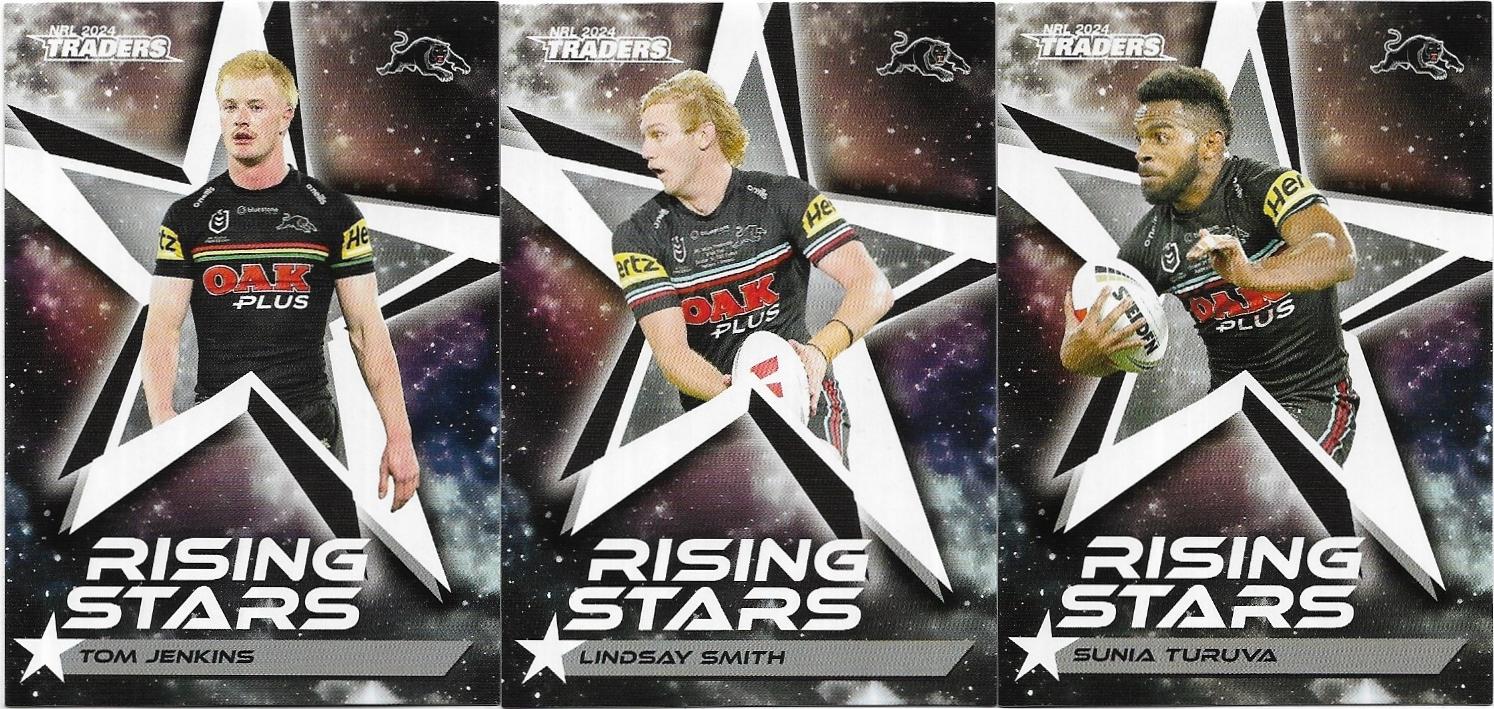 2024 Nrl Traders Titanium Rising Stars Team Set (3 Cards) – Panthers