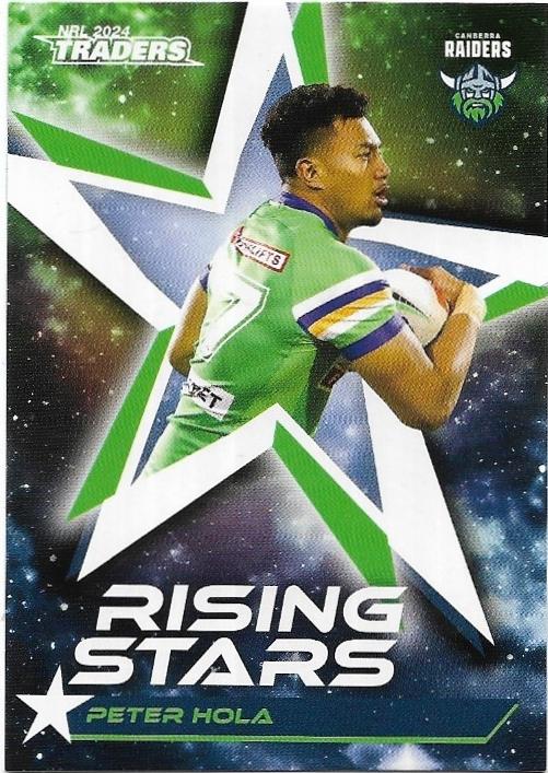 2024 NRL Traders Titanium Rising Stars (RS06) Peter Hola Raiders