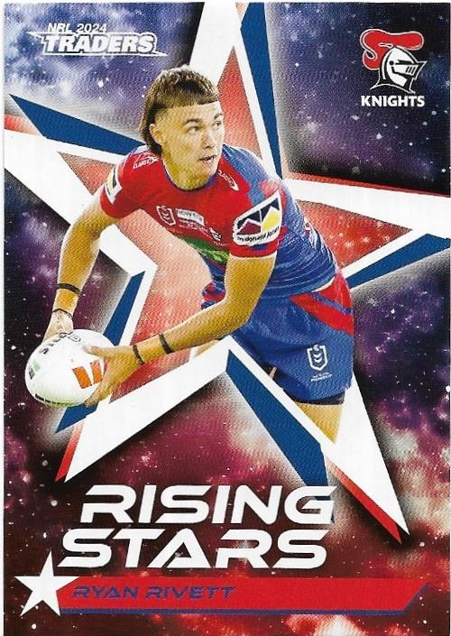 2024 NRL Traders Titanium Rising Stars (RS35) Ryan Rivett Knights