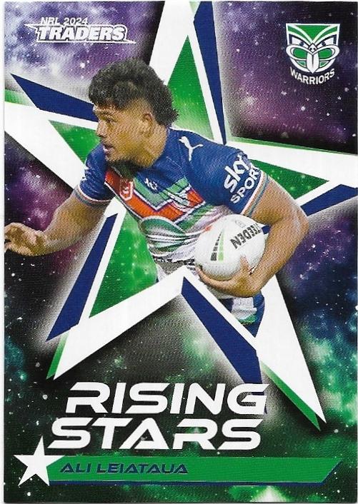 2024 NRL Traders Titanium Rising Stars (RS65) Ali Leiataua Warriors