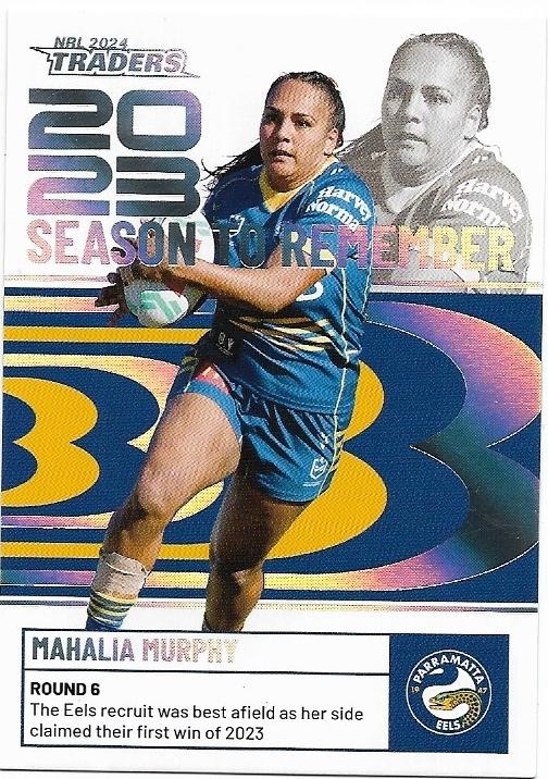 2024 NRL Traders Titanium Season To Remember (SR33) Mahalia Murphy Eels