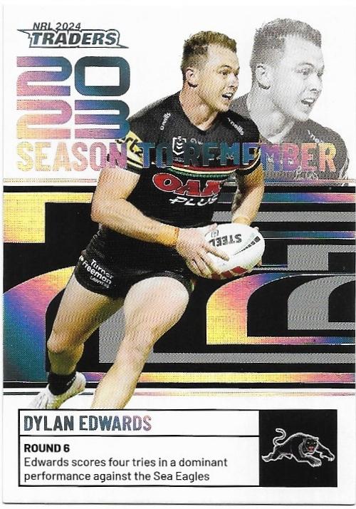 2024 NRL Traders Titanium Season To Remember (SR34) Dylan Edwards Panthers