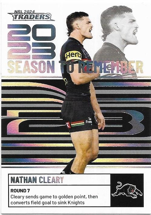 2024 NRL Traders Titanium Season To Remember (SR35) Nathan Cleary Panthers