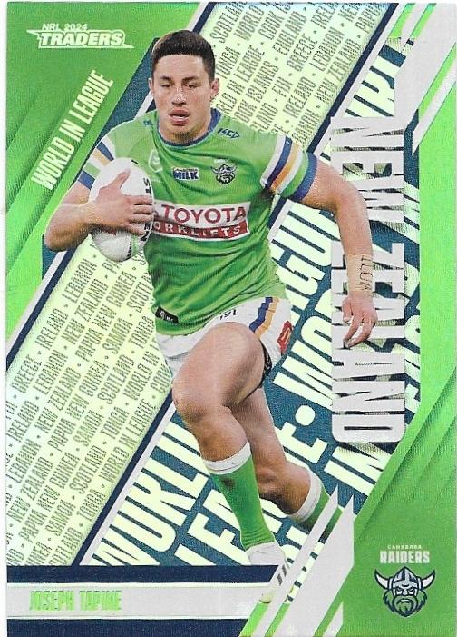 2024 Nrl Traders Titanium World In League Full Set (54 Cards)