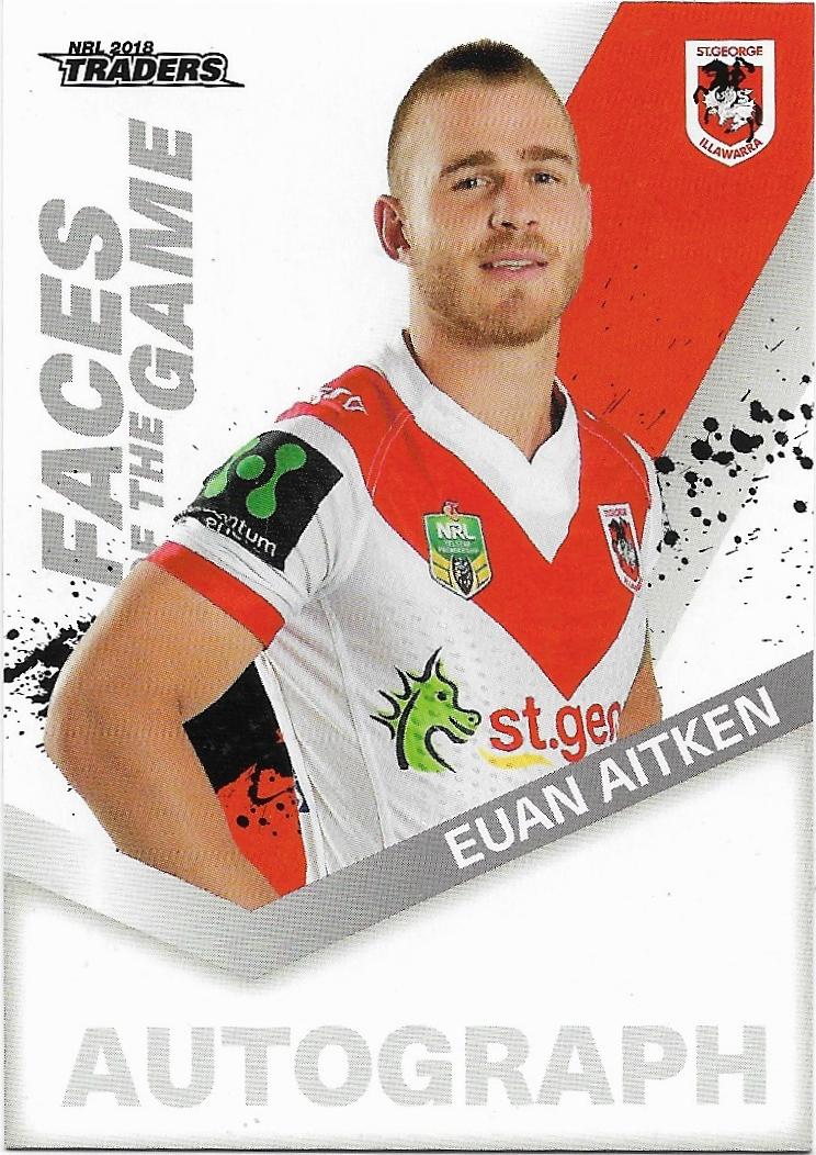 2018 Nrl Traders Faces Of The Game Full Set (64 Cards)