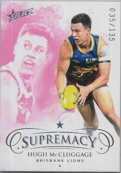 2021 Select Supremacy Base Silver (10) Hugh McCluggage Brisbane 035/135