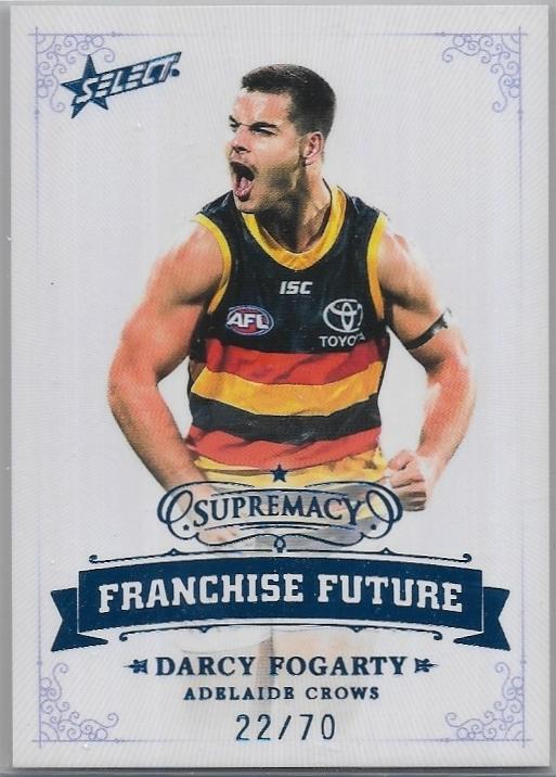 2021 Select Supremacy Franchise Future (FF2) Darcy Fogarty Adelaide 22/70