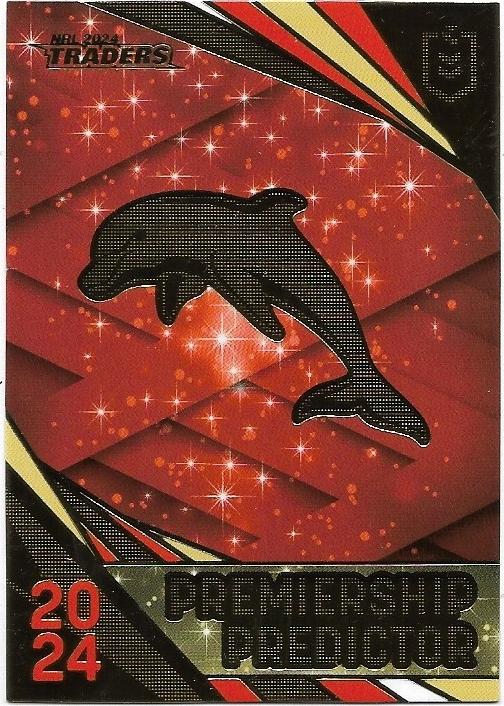 2024 NRL Traders Titanium Premiership Predictor (PP05) Dolphins 067/212