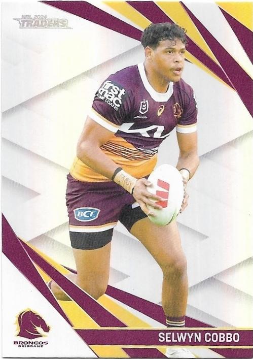 2024 NRL Traders Titanium Pearl Special (PS004) Selwyn Cobbo Broncos