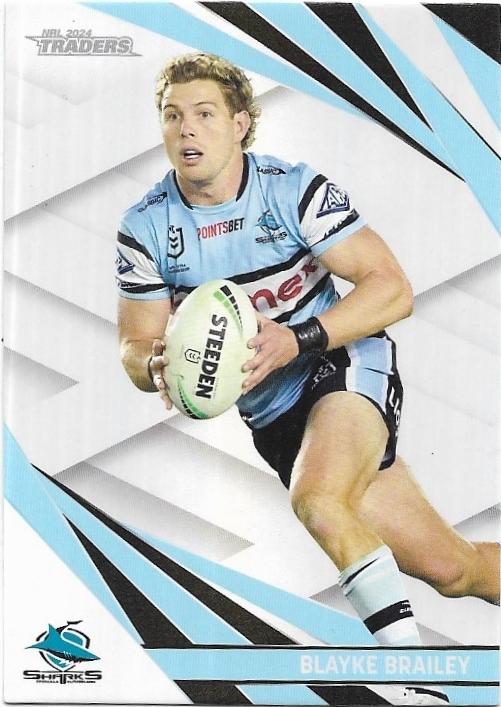 2024 NRL Traders Titanium Pearl Special (PS029) Blayke Brailey Sharks