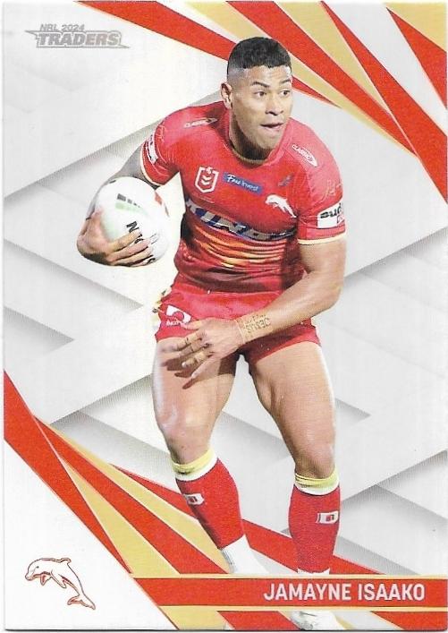 2024 NRL Traders Titanium Pearl Special (PS040) Jamayne Isaako Dolphins