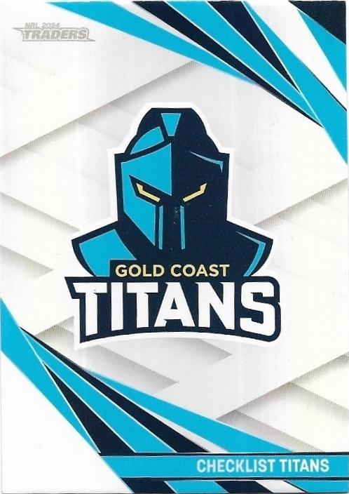 2024 NRL Traders Titanium Pearl Special (PS046) Titans Checklist